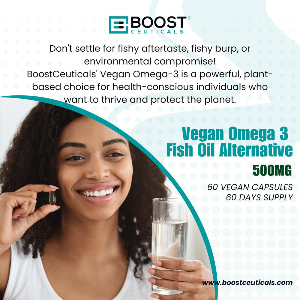 Algae source illustration for vegan omega-3