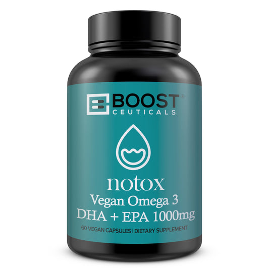 BoostCeuticals Vegan Omega-3 1000mg bottle – front view