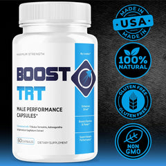 BoostTRT ingredients highlighted on the label