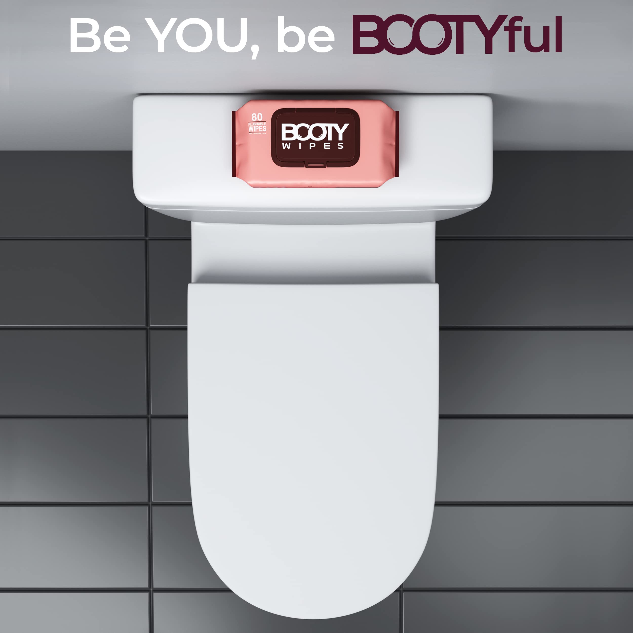 Booty Wipes on-the-go solution for discreet, reliable freshness.