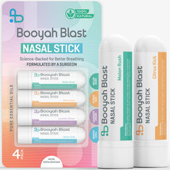 BOOYAH BLAST nasal stick Winter Chill in-pocket for quick focus and clear breathing.