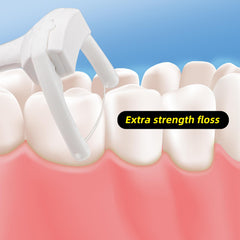 Close-up of strong, high-tenacity floss material used in Bopika refills.