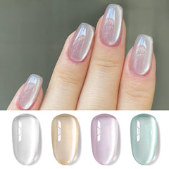 Born Pretty Cat Magnetic Eye Auroras gel polish with shimmering glow for long-lasting nails.