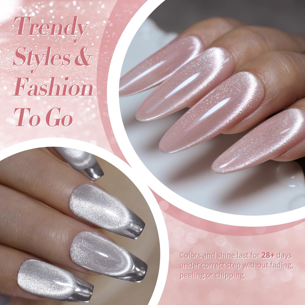 Born Pretty pastel purple magnetic gel polish for playful looks