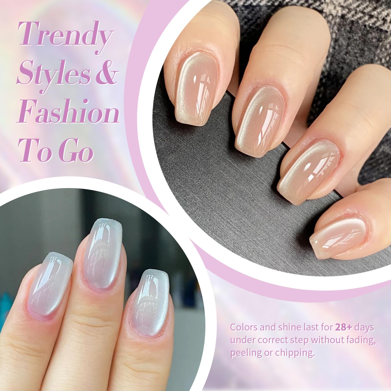Born Pretty Gel Polish Kit with Auroras for easy application and durable wear.