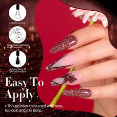 Born Pretty low-odor gel polish for a comfortable, salon-inspired wear.