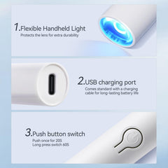 Versatile compatibility with gel polish, glue gel, and nail art.