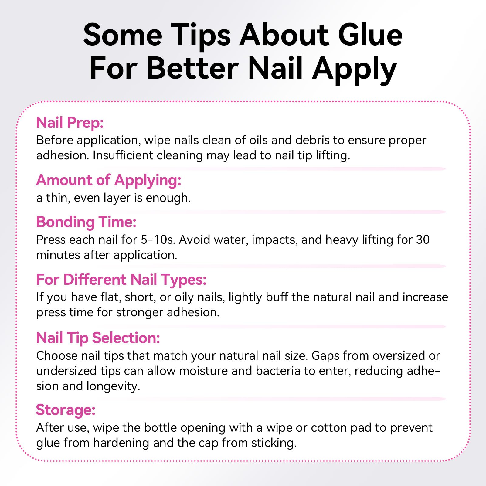 Born Pretty nail tips glue base gel compatible to reduce peeling