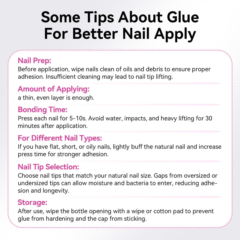 Born Pretty nail tips glue base gel compatible to reduce peeling