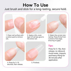Born Pretty nail tips glue repair kit for broken nails