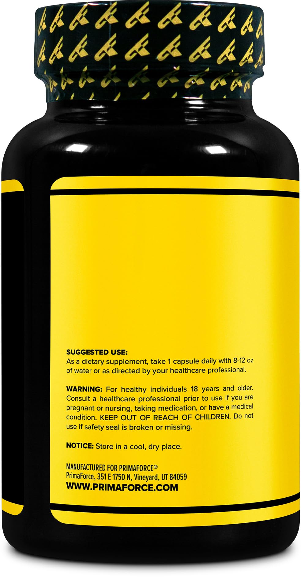 Close-up of Boron Capsules showing 5 mg per capsule