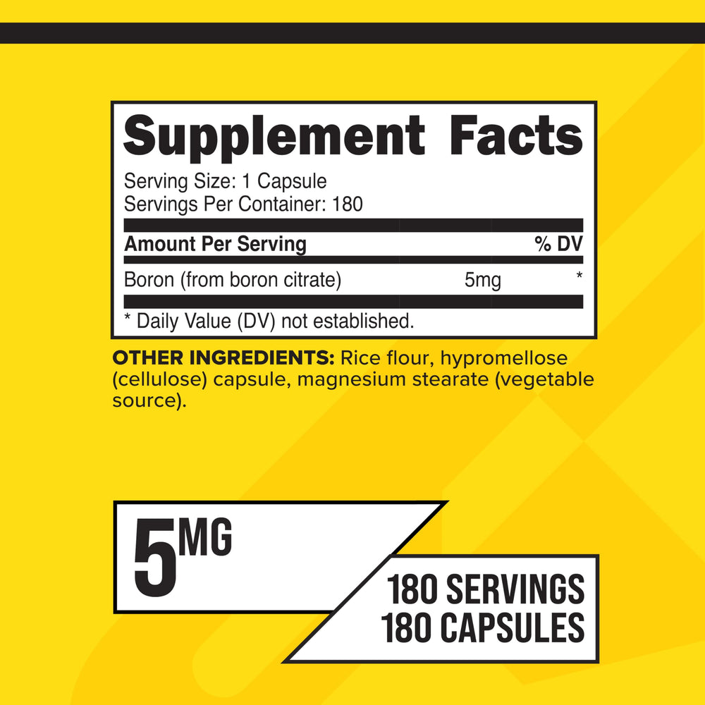 Boron citrate ingredient illustration
