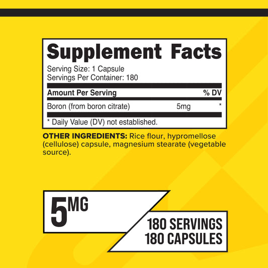 Boron citrate ingredient illustration
