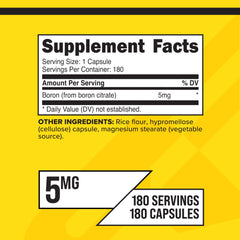 Boron citrate ingredient illustration