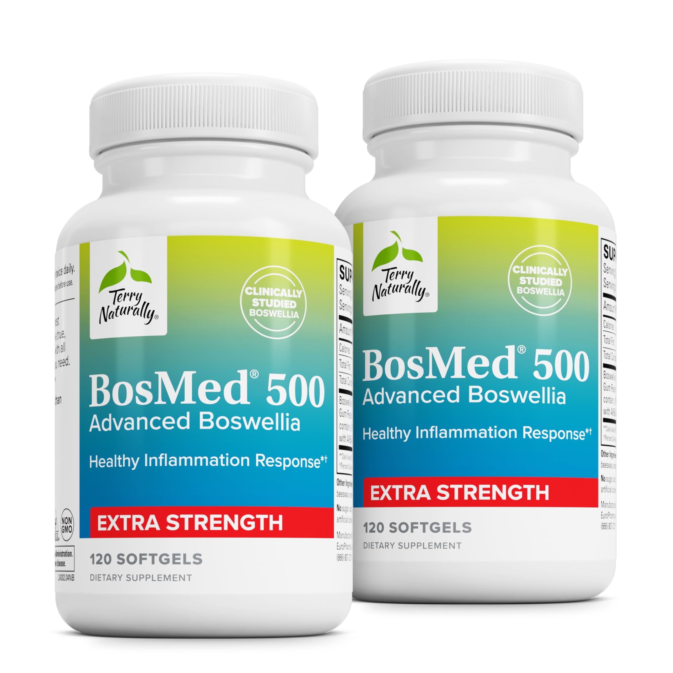 Terry Naturally BosMed 500 Extra Strength bottle with label