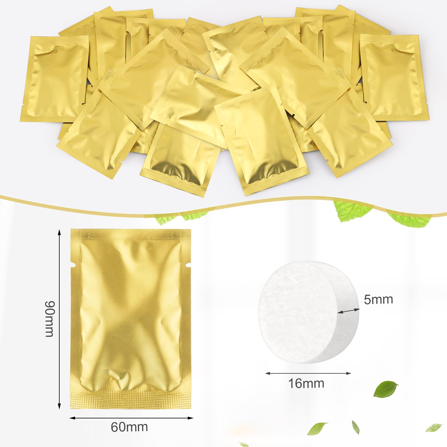 BOSMIOW replacement pads packaging image highlighting bulk value and sealed longevity