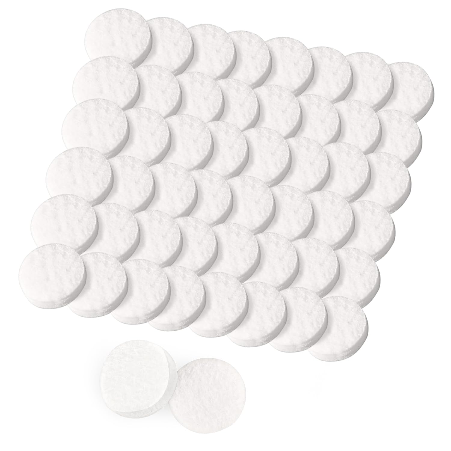 BOSMIOW white oil refill pad closeup showing high absorption for lasting fragrance