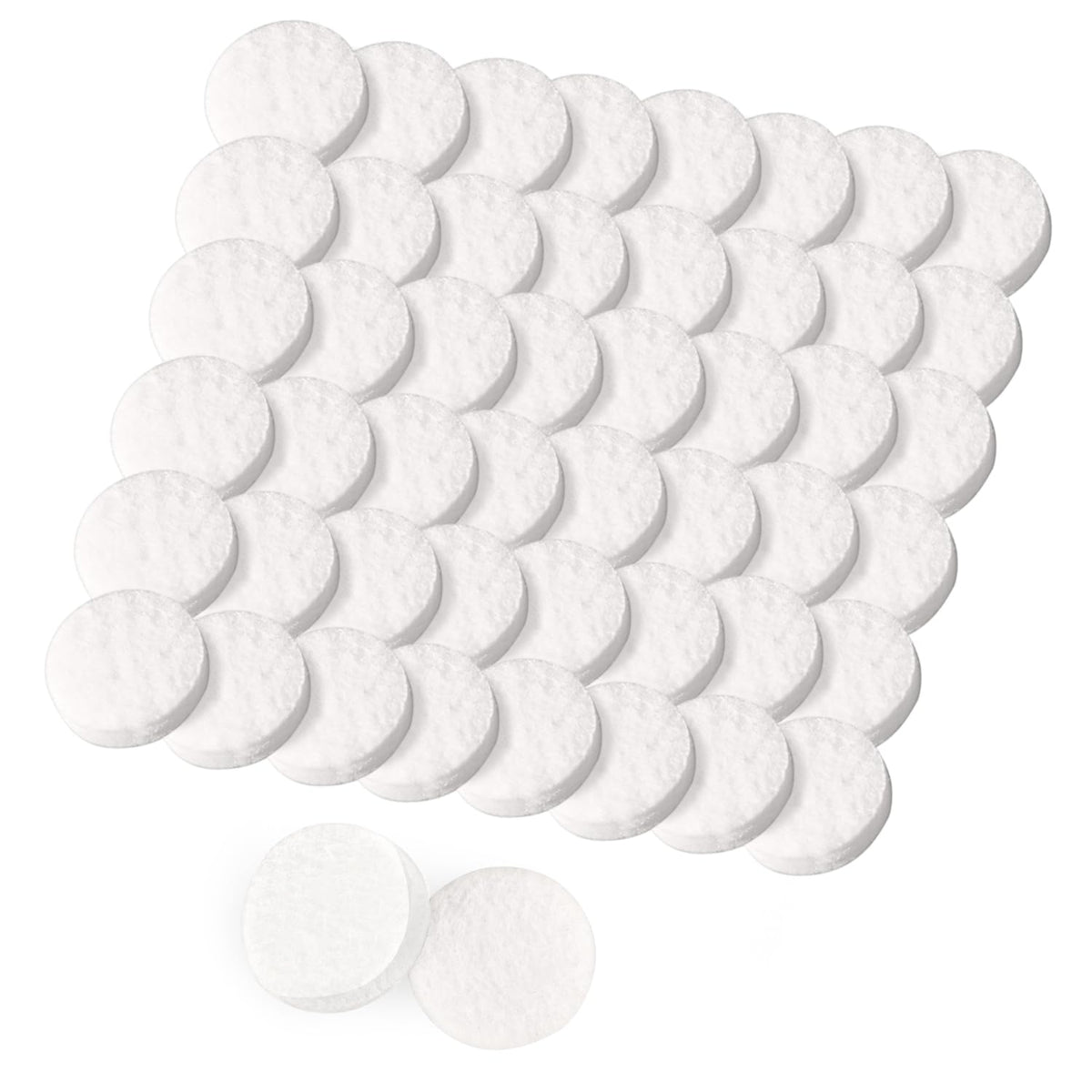 BOSMIOW white oil refill pad closeup showing high absorption for lasting fragrance