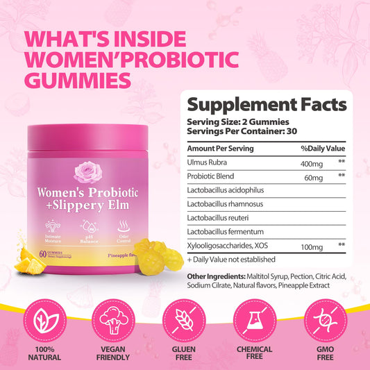 Packaging for BOSNETHUINH Pineapple Probiotics Gummies