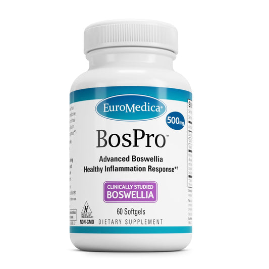 EuroMedica BosPro Boswellia Serrata softgel bottle