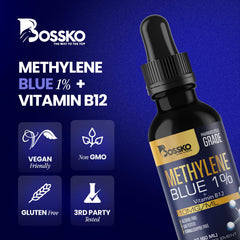 Precise dropper dispensing Bossko Methylene Blue