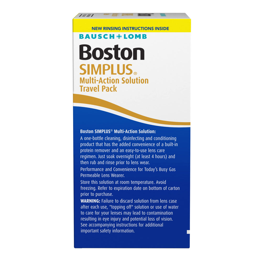 Boston Simplus travel kit packaging