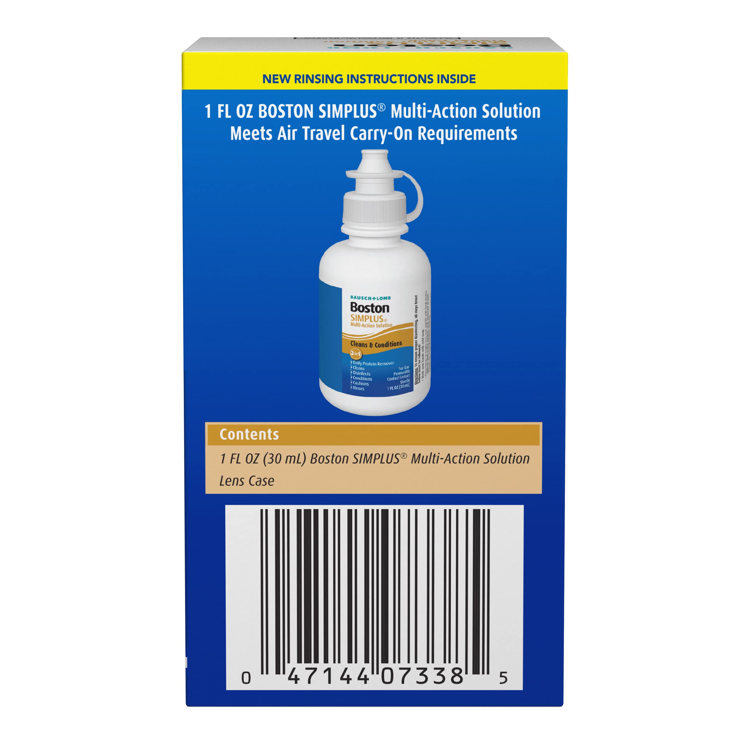 Back view of the 1 oz Boston Simplus bottle