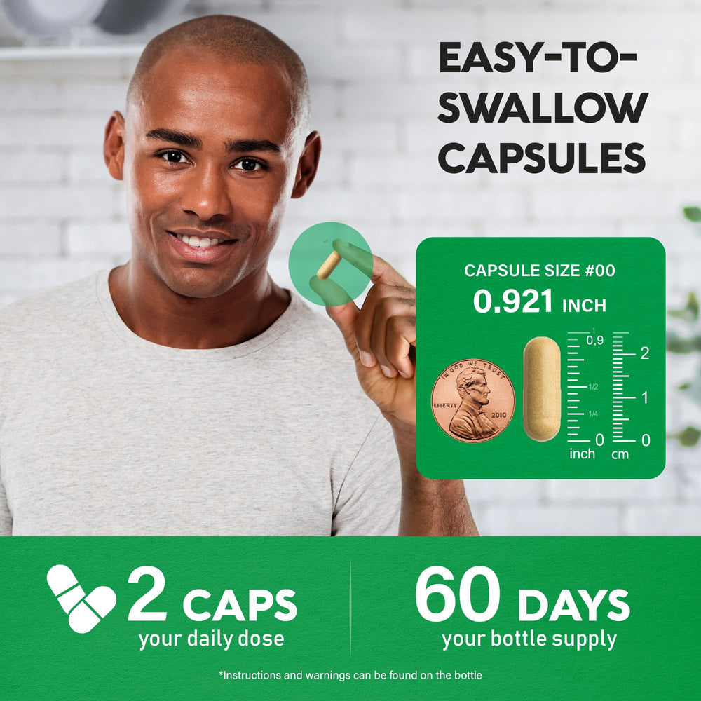 Made in USA marking on Boswellia 1200mg bottle