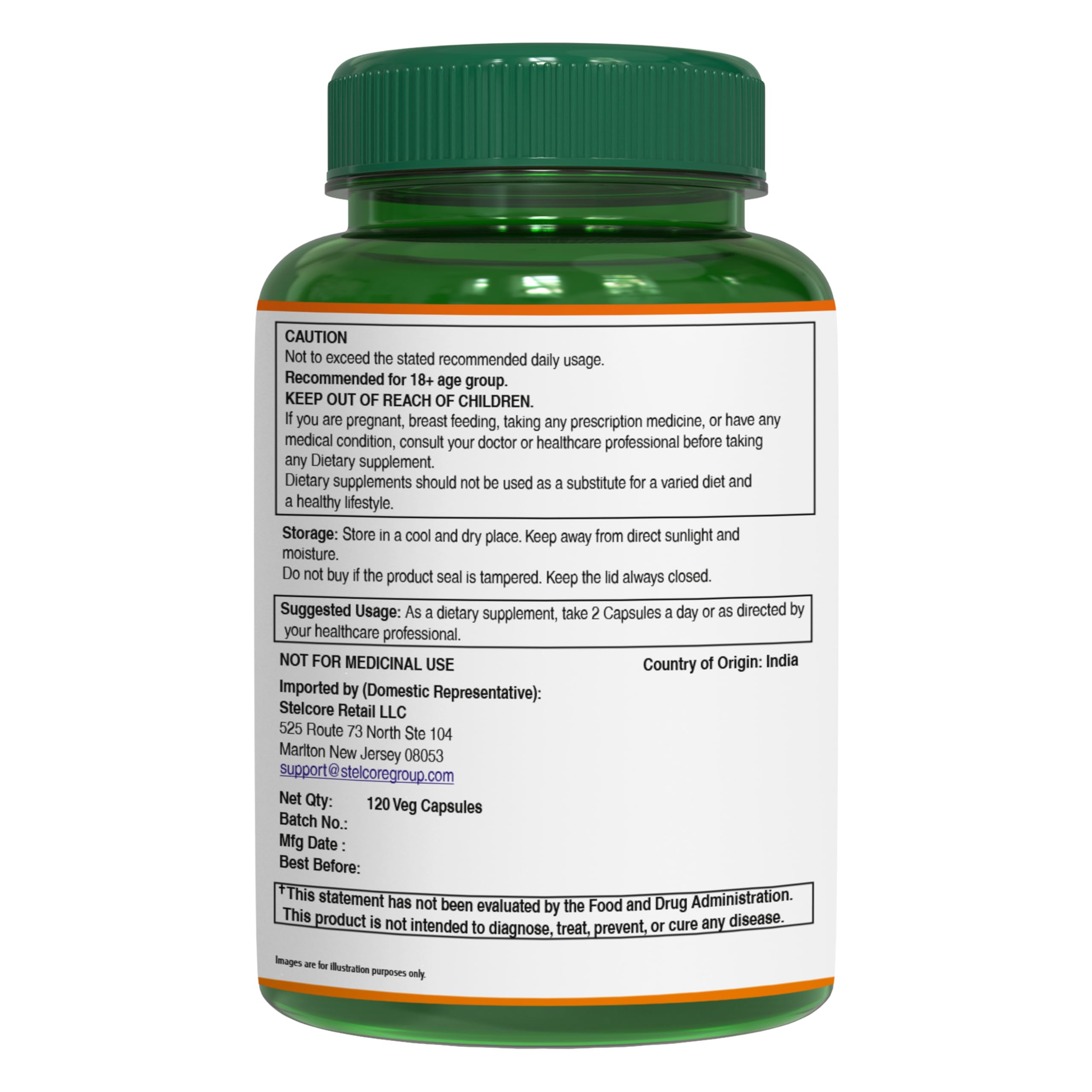 Lifestyle image showing daily supplement use