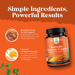 Label highlighting 65% Boswellic Acid content