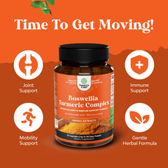 Box packaging for Boswellia Turmeric capsules 90-count