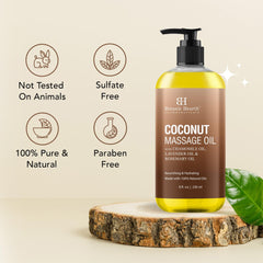 Spa-quality massage oil suitable for professional and at-home use