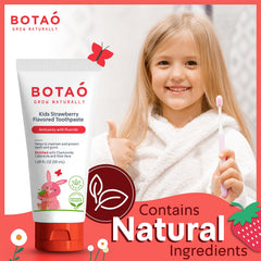 Two-pack BOTAO Kids Toothpaste on display