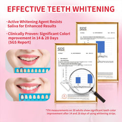 Whitening strips with strong adhesion during wear