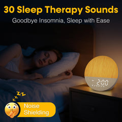BOTDOYS Sunrise Alarm Clock Bluetooth speaker for streaming music