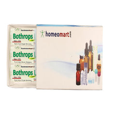 Front view of Bothrops Lanceolatus homeopathy pellets 30C potency pack of 3