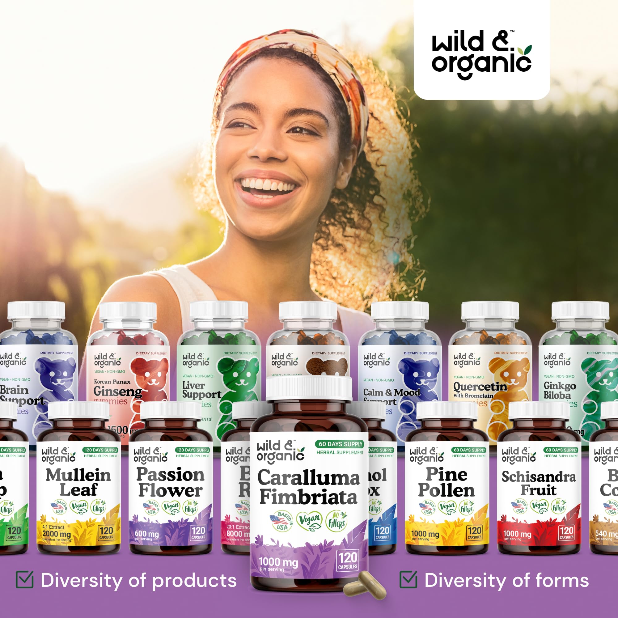 Bottle highlighting 60-day supply with 120 capsules