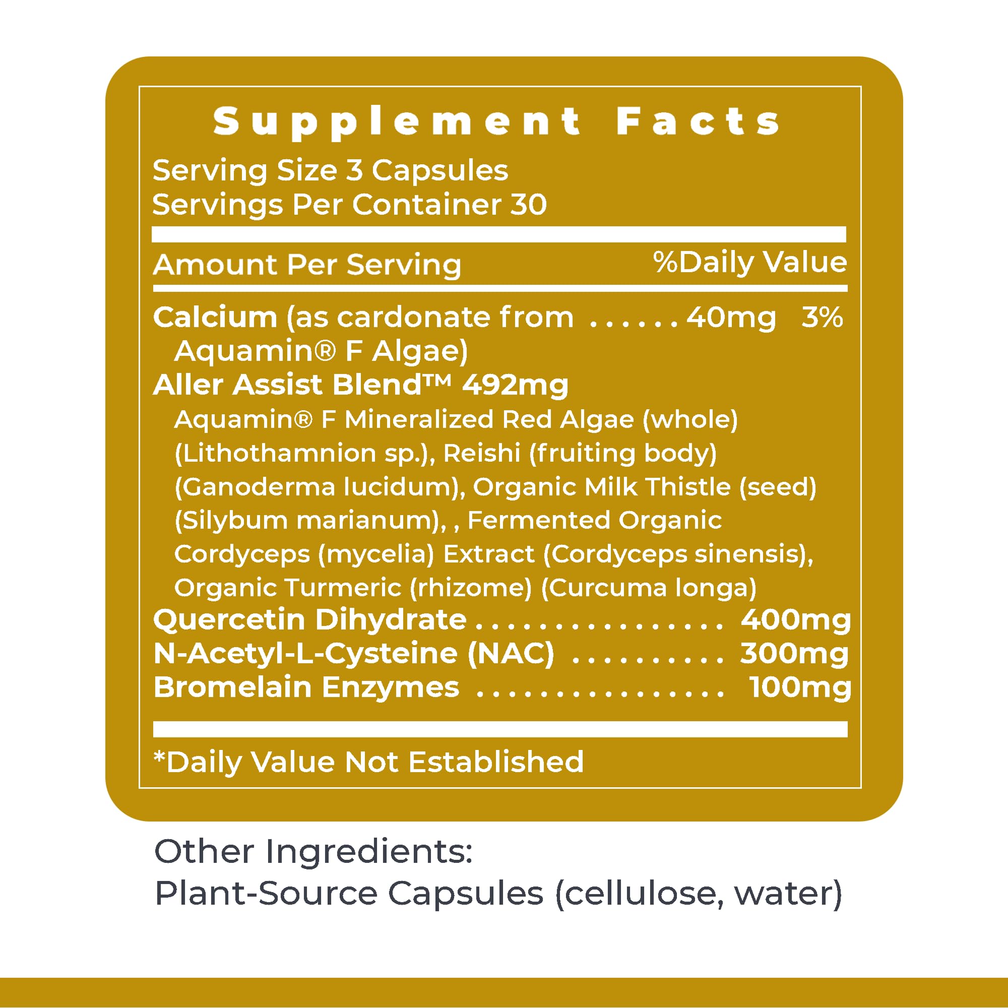 60 vegetarian capsules bottle close-up