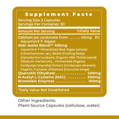 60 vegetarian capsules bottle close-up