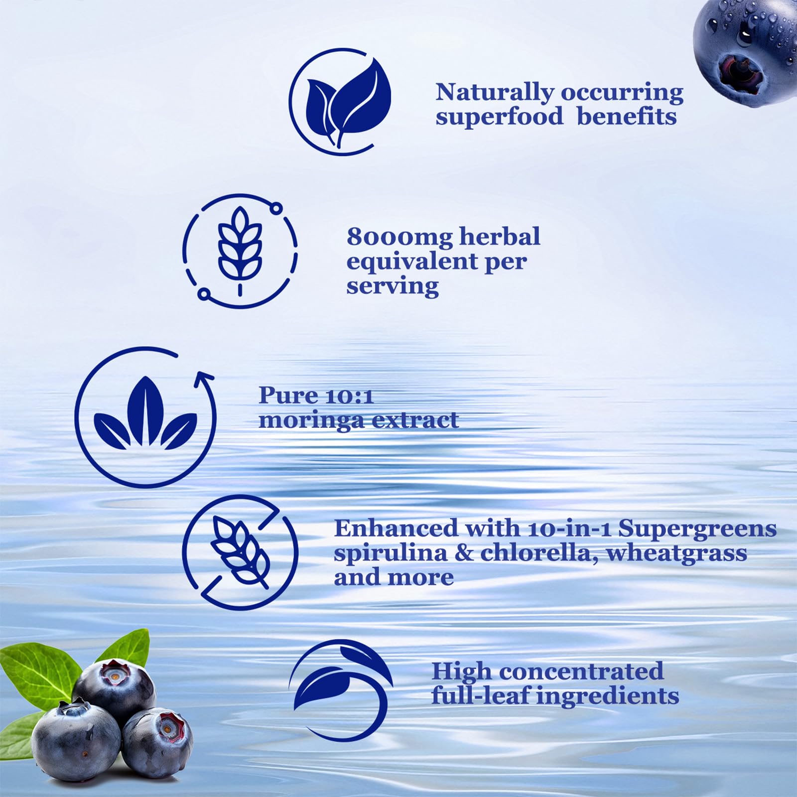 Close-up of the Moringa Liquid Drops bottle (60 ml)