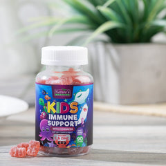 90-count bottle of kids immune support gummies ready to take