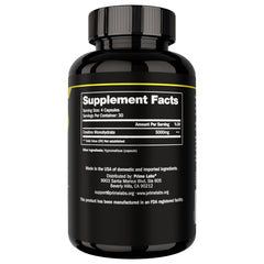 Bottle on white background featuring Prime Labs creatine