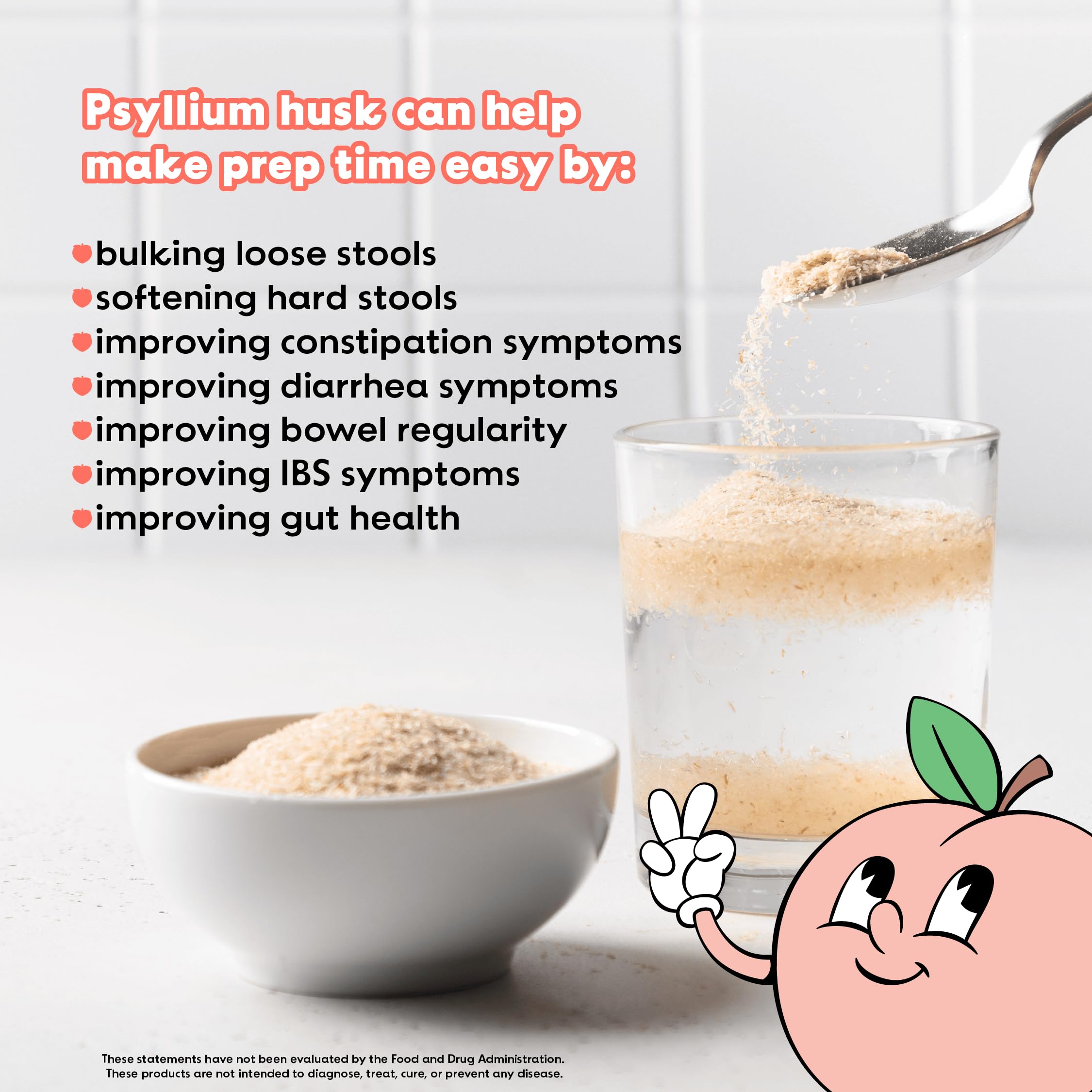 Back label showing directions and nutrition facts