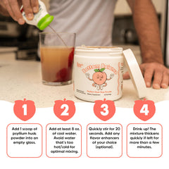 Bottom Balance 60-serving container label