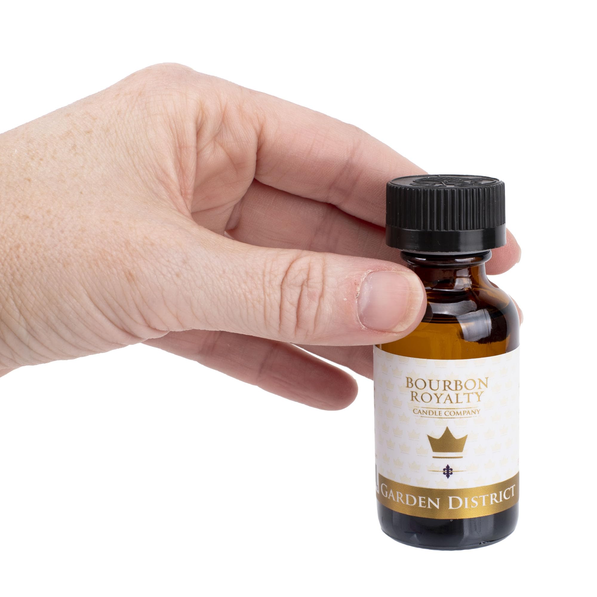 Bourbon Royalty fragrance oil for wax warmers delivering a long-lasting aroma.