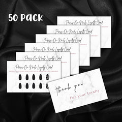 Boutique Marketing LLC marble design branding card adds stylish touch to kits