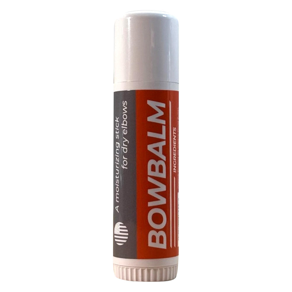 BOWBALM Elbows Balm Stick in action delivering targeted hydration to dry elbows.