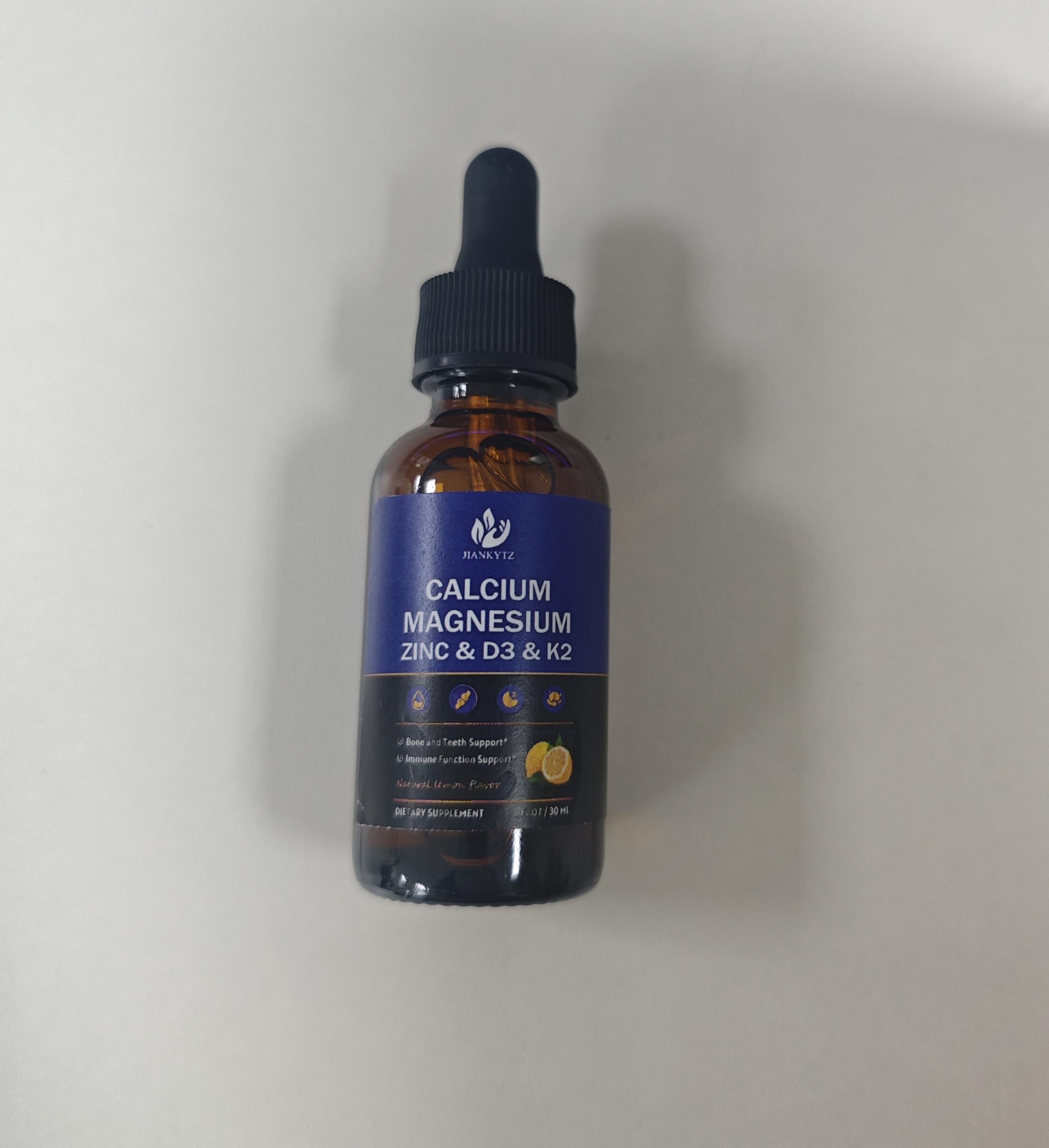 Box and bottle packaging for calcium magnesium zinc liquid drops