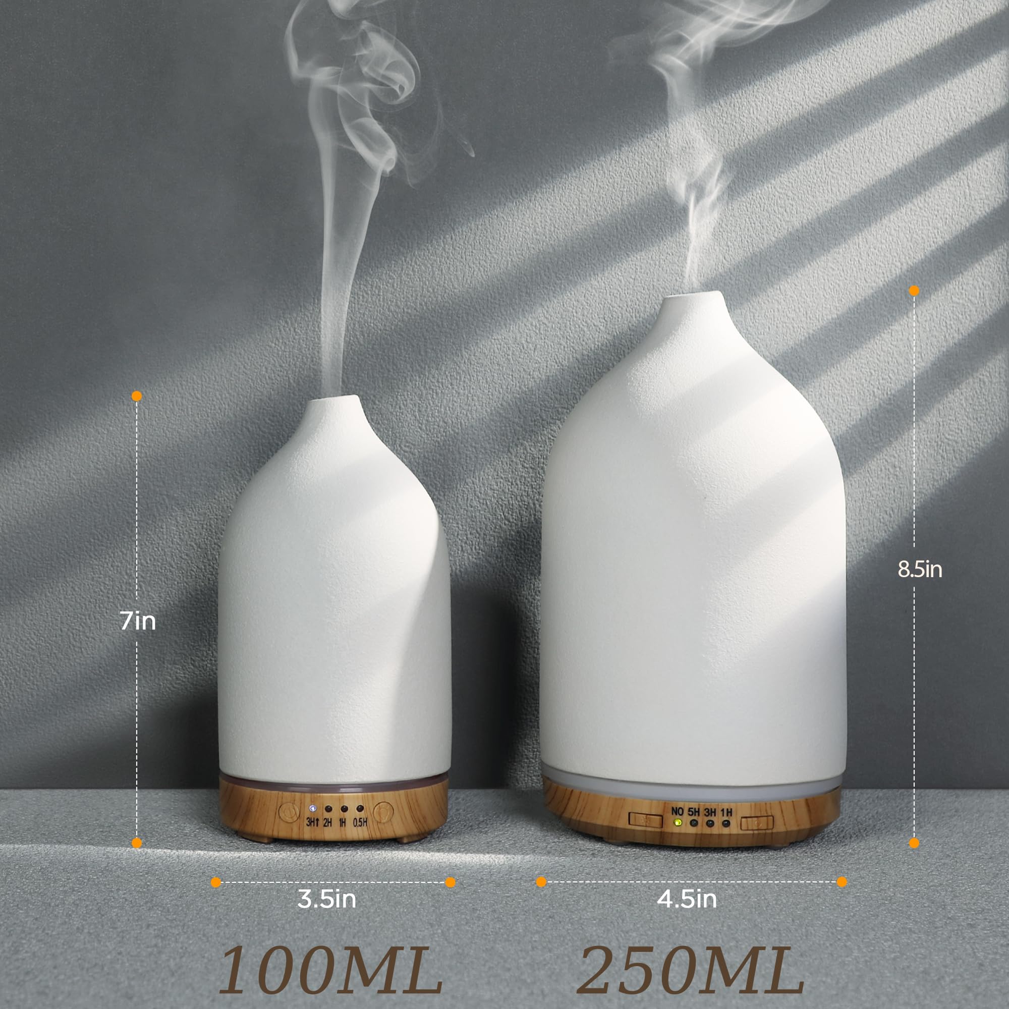 Diffuser displaying 7 night light colors