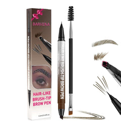 Boxveria 2-in-1 microblading eyebrow pen angled tip close-up for natural hair-like brows